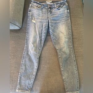 Mid Rise Skinny Jean- Vintage Stretch, Light Wash, Size 12T